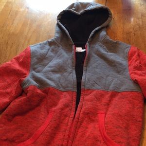 Hooded zip up
